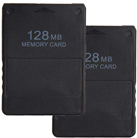 LEAGY 2Pack 128MB Carte mémoire pour Sony Playstation 2 PS2