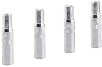 Keenso Autoventil Verlängerung Adapter, 4 stücke 39mm Auto Reifenventil Metal Ventilverlängerung kappen Vorbau Erweiterungen Extender Auto Lkw Van Caravan Ventil-Werkzeuge