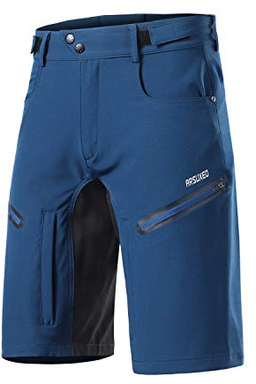 ARSUXEO Pantalones Cortos de Ciclismo para Hombre de Corte Holgado con Pretina Que Absorbe la Humedad 2006