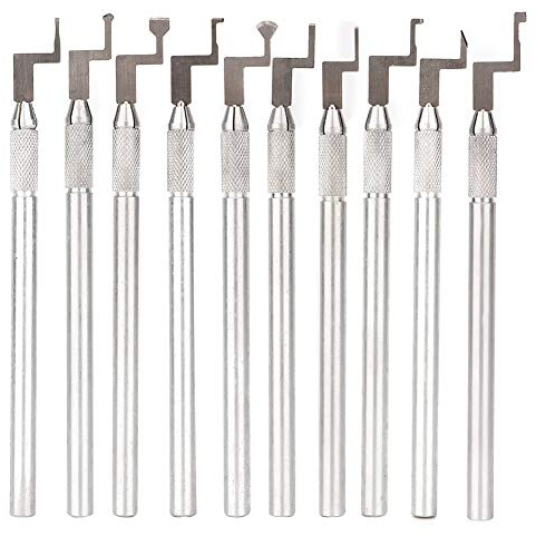 Pluma para tallar cera Cuchillo de grabado de metal Herramienta para hacer joyas Diferentes formas, Pluma para tallar cera para arte de precisión, Herramientas para esculpir de primera calidad Herrami
