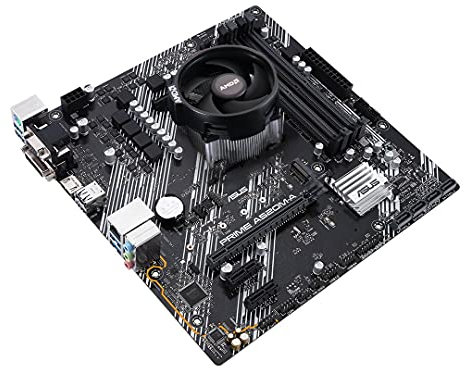 ADMI CPU Motherboard Bundle: AMD Ryzen 5 5600G 6 Core 4.4GHz Boost CPU, ASUS PRIME A520M-A mATX Motherboard, No RAM