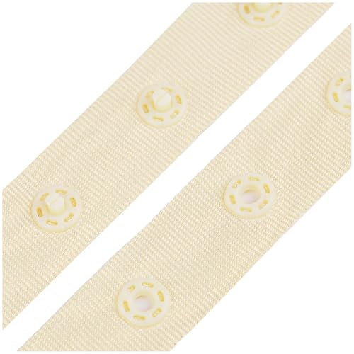 3m Druckknopfband 18mm Druckknopf Band Bodyverschluss Miederband Farbwahl