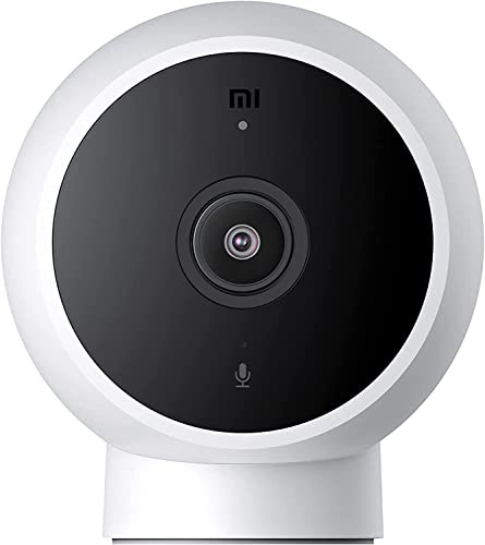 Xiaomi Mi Camera 2K Magnetic Mount, Videocamera di Sorveglianza 2K, Immagini in Qualità 2K, Visione ad Infrarossi, Rilevamento del Movimento, Supporto Magnetico Rotante a 180°, Versione Italiana
