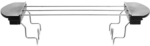 Operitacx Toaster Warming Rack Edelstahl Sandwich Racks Brot Toast Rack Brot Laib Scheibenhalter Grillw rmungsregale Toaster Accessoires für Heimküche 26 cm Toaster