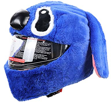 Motorradhelmhülle, Plüsch, Motorradhelmhülle, Vollschutz, Vollgesichtshelm, Plüsch, Motiv Vatermütze, für den Außenbereich, personalisierbar (Helm Nicht im Lieferumfang enthalten)