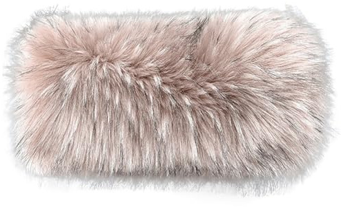 Kunstfell-Muffs Winter warm dick Kunstfell Muff Handwärmer Muff Winter warme Muffs elegante Muff-Armbezüge warme Winter-Muffs für Damen und Herren
