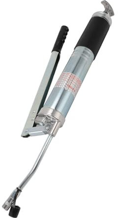 Fafeicy Pistolet Graisseur à Levier Haute Pression 600CC avec Poignée Confortable, pour l'agriculture, L'automobile, la Construction, L'acier allié