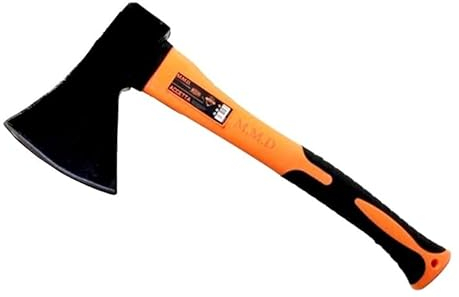 ASCIA ACCETTA SCURE SPACCALEGNA 370 mm - 800 gr MANICO IN FIBRA LAMA 115 mm