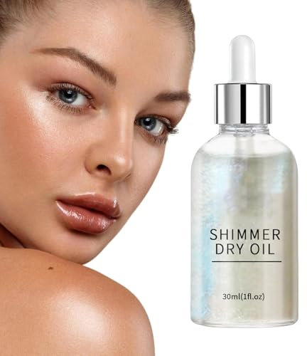 Decorhome Körperöl mit Schimmer, Hautschimmer für den Körper,Body Shimmer Glitzerndes Körperöl | Langanhaltend schimmerndes Körperöl, Body Glow Oil, Body Glitter Highlighter für Körper- und