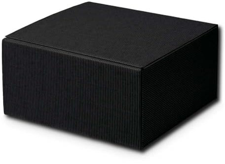 Feinkostkarton Allround schwarz 20 x 20 x 10 cm, 25 Stück
