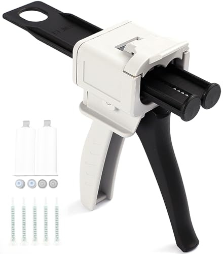 1:1 AB glue gun epoxy resin glue gun 50ml 1:1 manual dispensing gun AB two-component sealant applicator dispensing gun kit