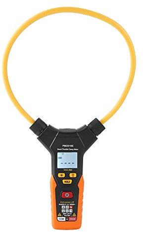 Pinza Amperometrica Flessibile AC Multimetro Digitale a Pinza Flessibile Portatile 3000A AC DC Tensione Frequenza Multimetro con Retroilluminazione per Test di Dispositivi