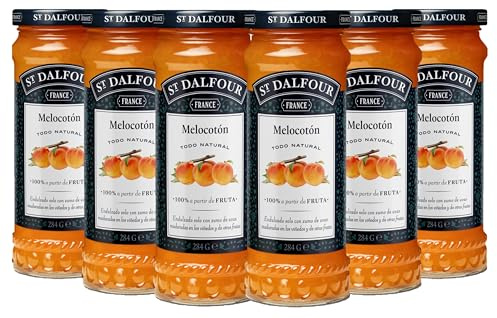St Dalfour MELOCOTONES de ORO Mermelada 284g Caja 6 100% Fruta
