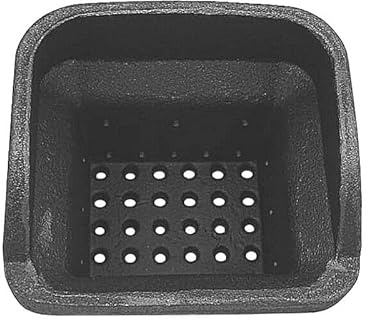 Easyricambi - Braciere in Ghisa Cestello Brucia Pellet, Ricambi Stufa a Pellet Compatibile con Stufe Gruppo AMG - 411687A, Cestello Resistente con Spessore della Lamiera di 5,7 mm, Bocca 109x96 mm