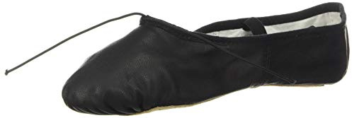 Bloch Dansoft baletttoffel för kvinnor, svart, 6,5 B US