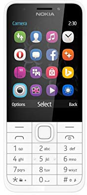 Nokia A00026919 230 DS Dual-Mini Smartphone Silber