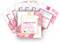 FOREO Bulgarian Rose, maschera viso UFO per pelle secca e spenta, confezione da 3, rimpolpante e lenitiva, rosa bulgara e olio di semi di jojoba, naturale e cruelty free, compatibile con UFO/UFO 2
