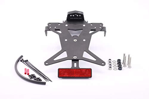 MG Biketec Kurzes Heck - Kennzeichenträger - Kennzeichenhalter geeignet für KTM 1290 Super Duke R ab 2020 (172x167mm)