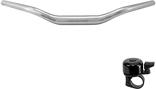 Ergotec City Cruiser Fahrradlenker Lenkerbreite 640 mm Klemmung 31,8 mm Aluminium inkl. Fahrradklingel