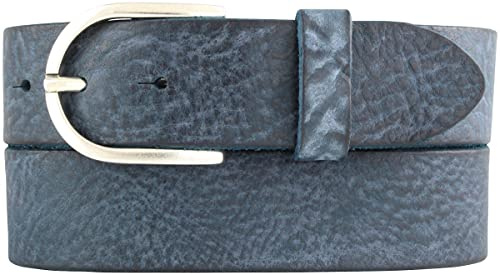 BELTINGER Damen-Gürtel aus weichem Vollrindleder Vintage-Look 4 cm | Jeans-Gürtel für Damen 40mm | Ledergürtel Used-Look