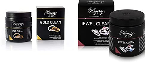 Hagerty Gold Clean Bain nettoyant pour les bijoux en or I 170 ml I Nettoyage et entretien efficace des bijoux en or jaune, blanc ou rose & Jewel Clean Bain nettoyant pour bijoux I 170 ml