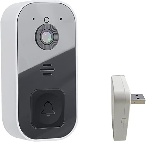 ARTSZY Video Doorbell Camera Smart WiFi Wireless Doorbell Two Way Audio Cloud Storage HD Night Vision Remote Control Outside for Home Security Alarm System