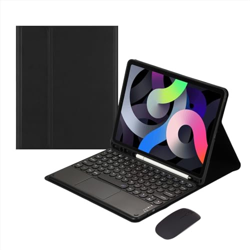 Keyboard Case with Trackpad for Samsung Galaxy Tab A9 Plus 2023 11, Bluetooth Detachable Keyboard with Mouse & Protective Cover for Galaxy Tab A9+ SM-X210/X216/X218, Black Touch With Mouse
