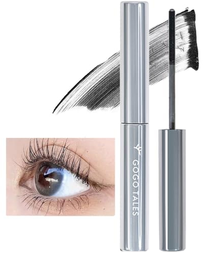 Washable Metal Rod 3D Skinny Curling Iron Wand Waterproof Tubing Mascara Volume and Length, Long Lasting Smudge-Proof Non Clumping Lengthening Fiber Lash Makeup