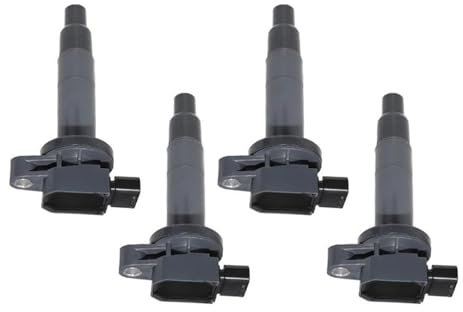DZSQWETYU Zündspule 4X Zündspule Für Scion XA XB L4-1.5l 2004-2006 9091902240 9091902265 Zündmodul