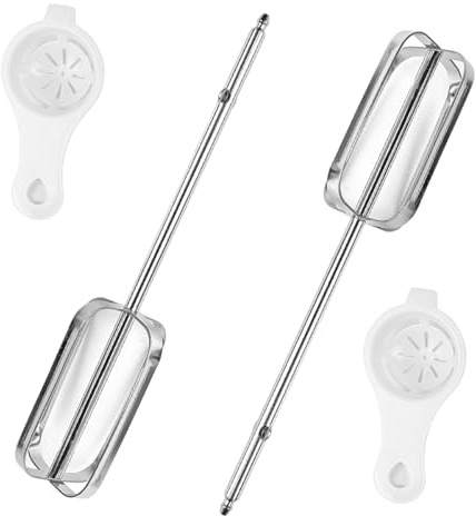 VOANZO 2PCS Hand Mixers Beater Replacement Part Electric Egg Beater Accessories For Blending Baking Milk Flour
