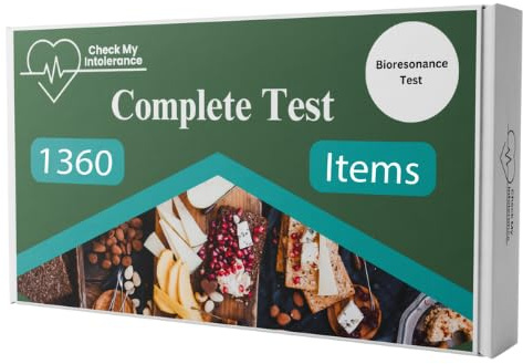Food Intolerance Test | 1360 Item Test | Non-Invasive Hair Sample | Personalised Results Report in 3 Days | UK Based