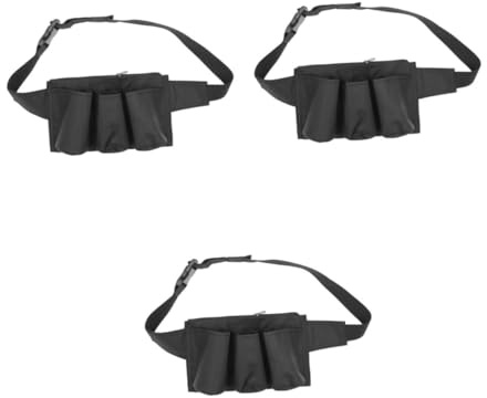ARTIBETTER Gürteltasche Gartenschürze Münzbeutel Lieferungen Robuste Werkzeugtasche Beutel Zum Aufhängen Für Den Garten Reinigungswerkzeuge Hüfttasche wasserdichte Schürze Netz Black