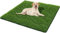 SSRIVER 80x130CM People di erba falsa per cani cuscinetto di erba artificiale per tappetino erba lavabile da vasino cucciolo per allenamento per con foro di drenaggio e facile da pulire
