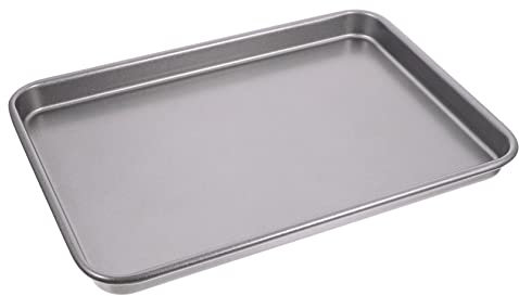 Generic Non-stick Swiss Roll Baking Tray 34.8x24.8cm Carbon Steel Pizza Pan for Cake and Pizza Baking for Parties and Family Cooking