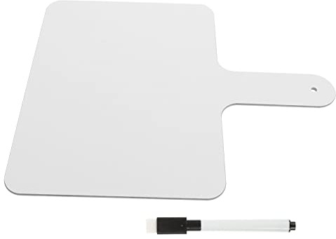 SKISUNO Tableau Blanc Effaçable Double Main Planchette pour et Score Portable pour Classe et Bureau