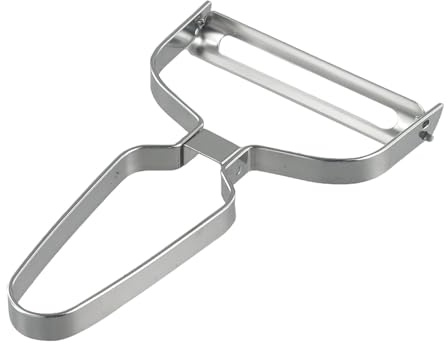 Stainless Steel Vegetable Fruit Peeler Cabbage Grating Stainless Steel Suitable for Kitchen Wide MouthWith its Wide Mouth Design efficient and Hassle-Free Peeling (Flat Mouth L)