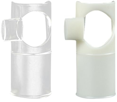 Flötenblashilfe 2 Stück für C/d Töne, Anfänger, Nylon | Bessere Luftdichtheit und Tonpräzision, Leicht zu Montieren, für Lehrende und Einsteiger