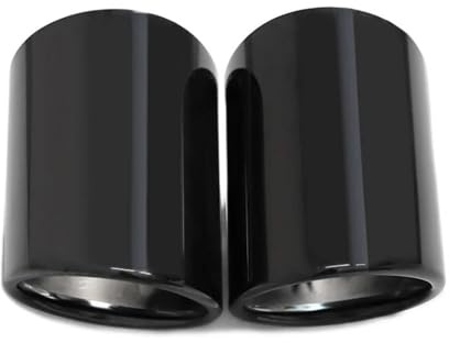 Cache Embout De Silencieux De Tuyau D'échappement Pour Q7 TDI Quattro 2006 2007 2008 2009 2010 2011 2012 2013(Noir)