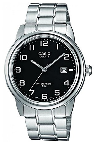 Casio Herren Uhr Analog Quarz mit Edelstahlarmband MTP-1221A-1AVEG