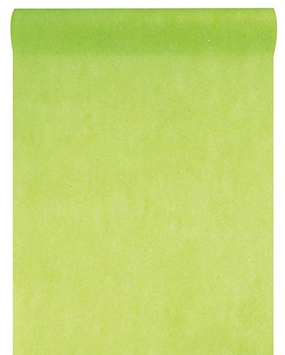 Bordslöpare dekorativ fleece elegant bord 0,3 x 10 m grön