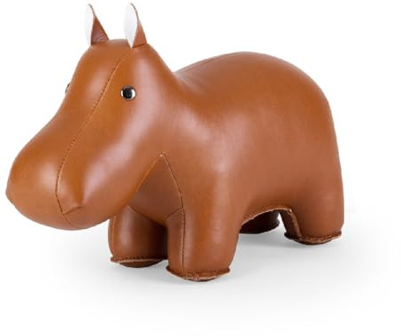 Züny, ZCBV0632T, Hippo, Nilpferd, Buchstütze, Türstopper, Braun (1 kg)