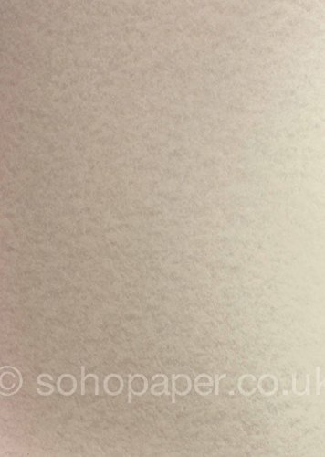 Parchment Card A4 175gsm - Lots of Colours - 25pack - soho Paper (Silver)