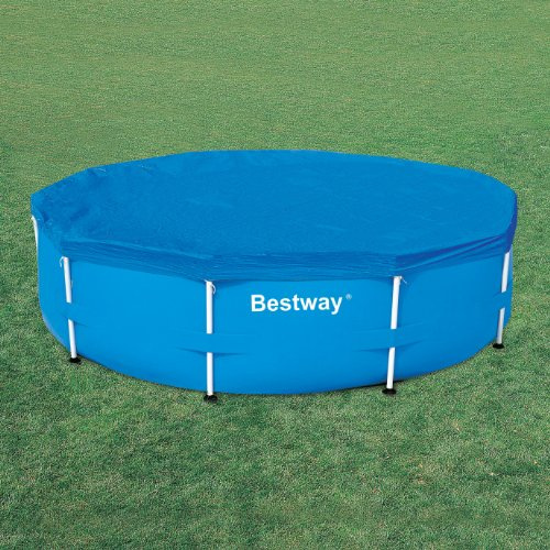 BESTWAY STEEL FRAME SWIMMING POOL COVER 10FT 12FT 15FT (POOL NOT INCLUDED) 12FT BW58037