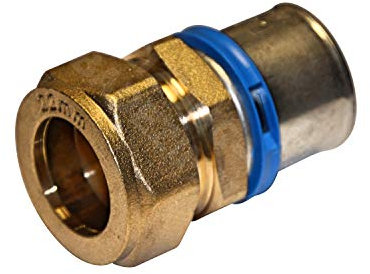 EasyPRESS Pressfitting Übergang auf Kupferrohr DVGW für Mehrschichtverbundrohr u. PE-RT (Pressprofil: TH - Kontur) Übergang auf Kupferrohr in (32 - CU 28)
