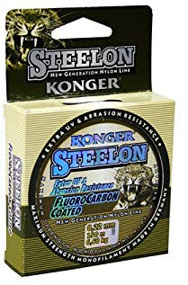 Konger Angelschnur STEELON FLUOROCARBON Spule 150m Monofile (0,22mm / 6,60kg)
