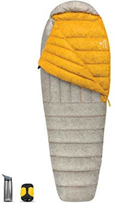 Sea to Summit Spark SPI Schlafsack, Light Grey-Yellow, Long Links