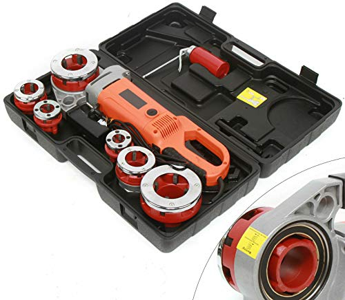 2300 W Elektrisch Gewindeschneidmaschine Rohrschneider Mit 6 Diesel1/2,3/4,1-1/2''/50HZ 25r/min