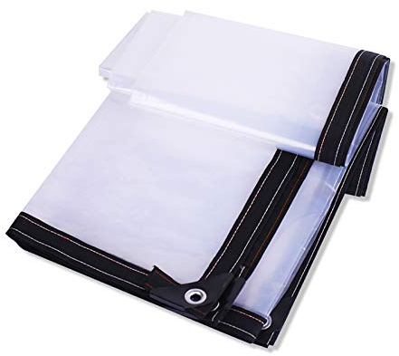 Multifunktionale, Verdickte, Staubdichte, Wasserdichte, Transparente Plane, Die Zum Bauen Von Dächern Oder Zum Lackieren Von Projektfahrzeugausstattungen Verwendet Wird, 120 G / L(Size:3 * 5m)