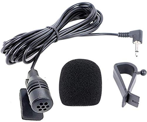 NewTH 2,5 mm Mikrofon Mic für Pioneer Autoradio GPS DVD Navigation Bluetooth Stereo Player Kopfeinheit [9.85FT, Plug & Play]