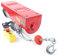 1000kg Kran Winde Elektrische Hebezeuge Flaschenzug Kran Eisen und Aluminium, Motorwinde Seilhebezug für bis Zweifach-Seilzug 1600W 220V